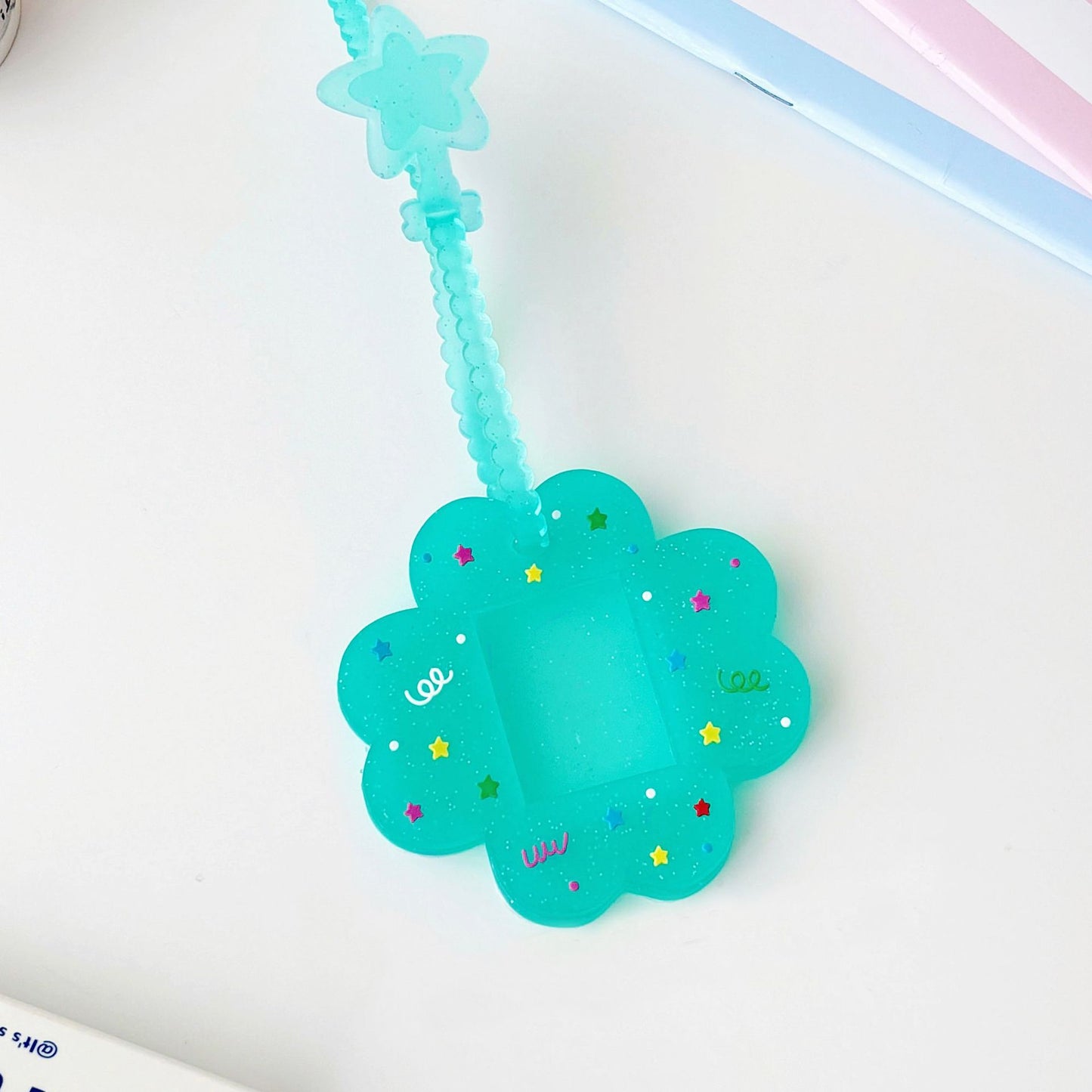 Mini Card Holder with Rope - Silicone ID Badge Holder for Home & Party