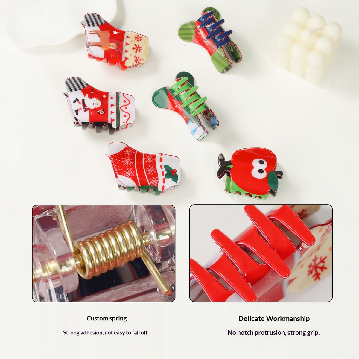 Cute Cartoon Christmas Hairpin