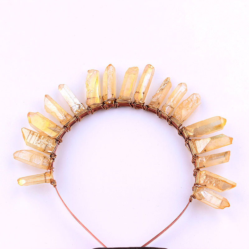 Crystal Headband - Vintage Crown Style Headdress