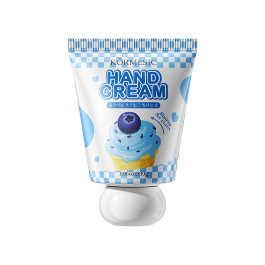 Blueberry Hand Cream - Fruit Ice Cream Scented Moisturizer 30g