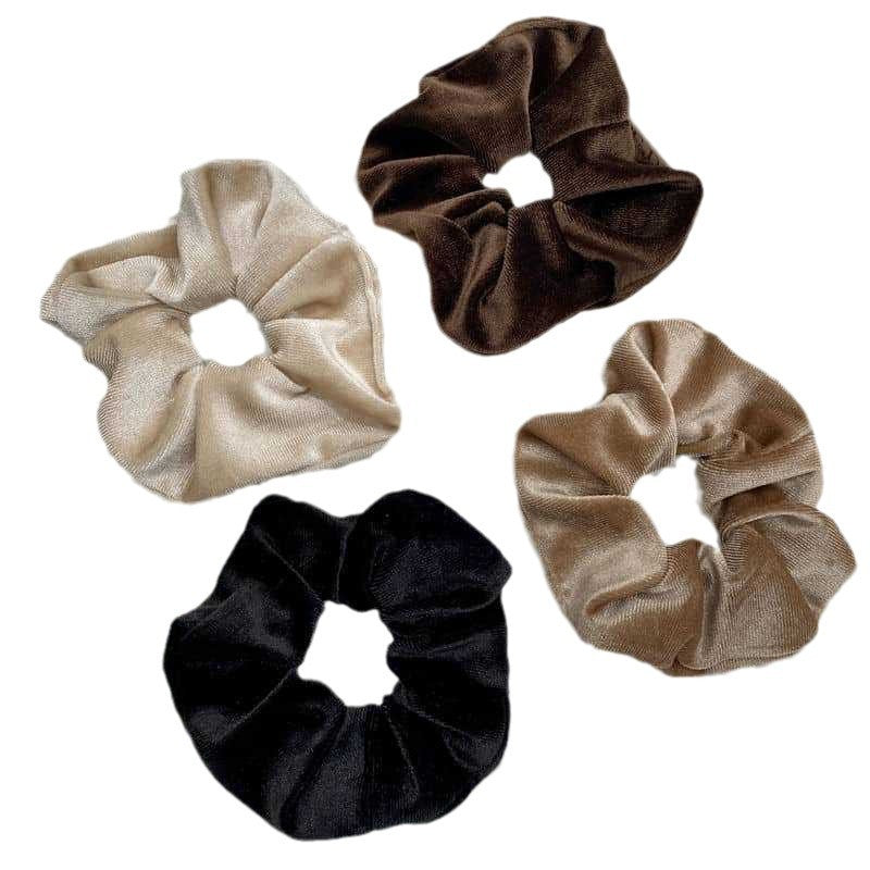 Velvet Large Hair Band for Autumn Winter Retro Style - Elastic Head Accessory
