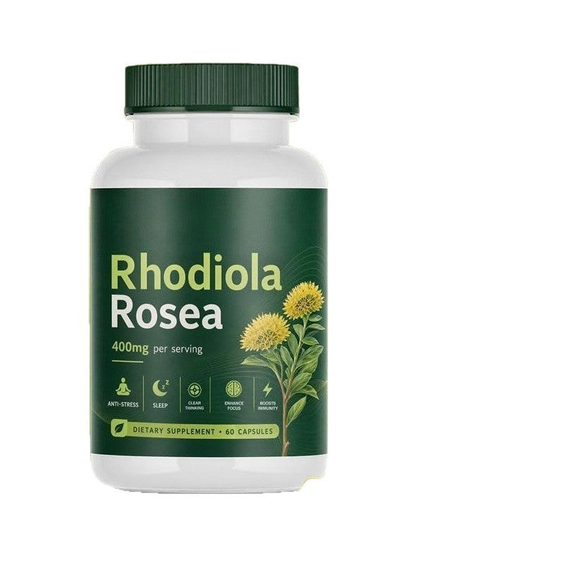Rhodiola Rosea Capsules - 60 Count Bottle