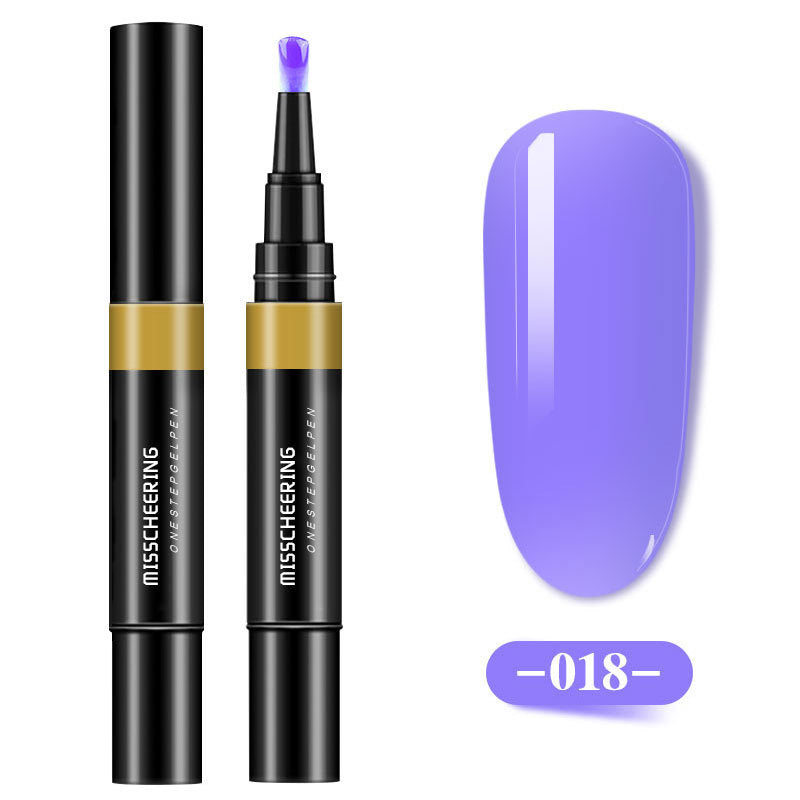 One-Step Nail Polish Gel Pen - No Primer, Long-Lasting