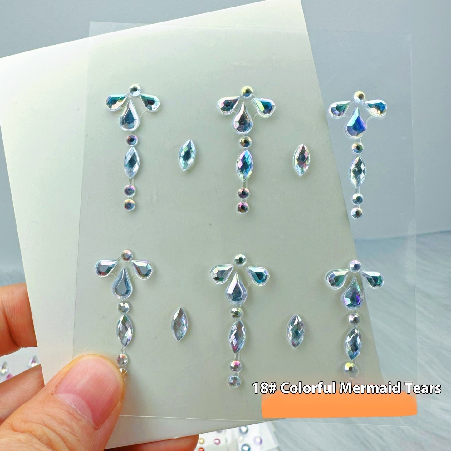 Pearl and Crystal Nail Art Stickers Set for DIY Manicure and Decor