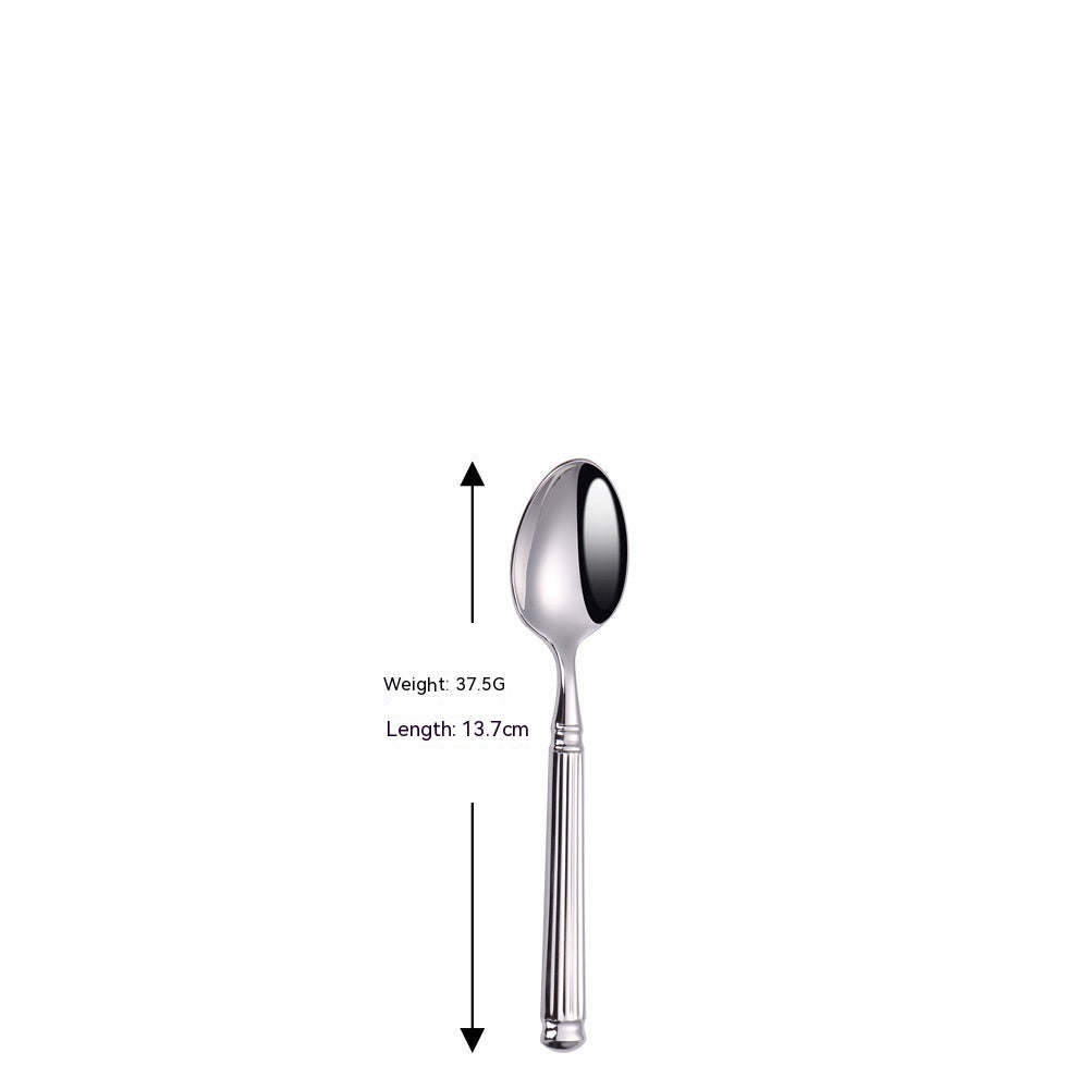 Stainless Steel Knife Fork Spoon Set - Modern Kitchen Utensils, 304 Steel