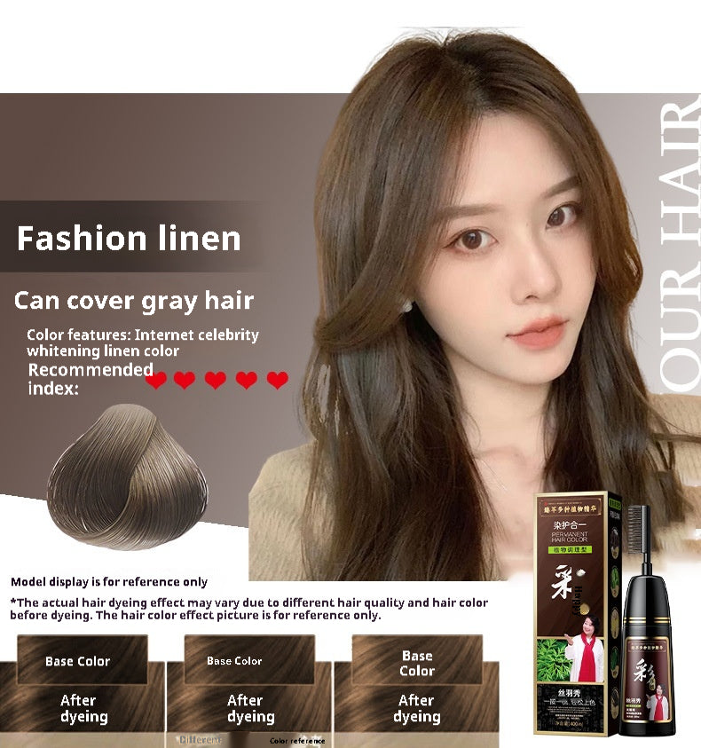 Hair Dye Color Cream for Covering White Hair - 400ml