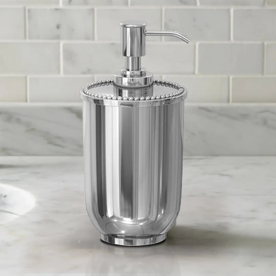 Stainless Steel Liquid Soap Dispenser Pump Bottle Bathroom Vanity &