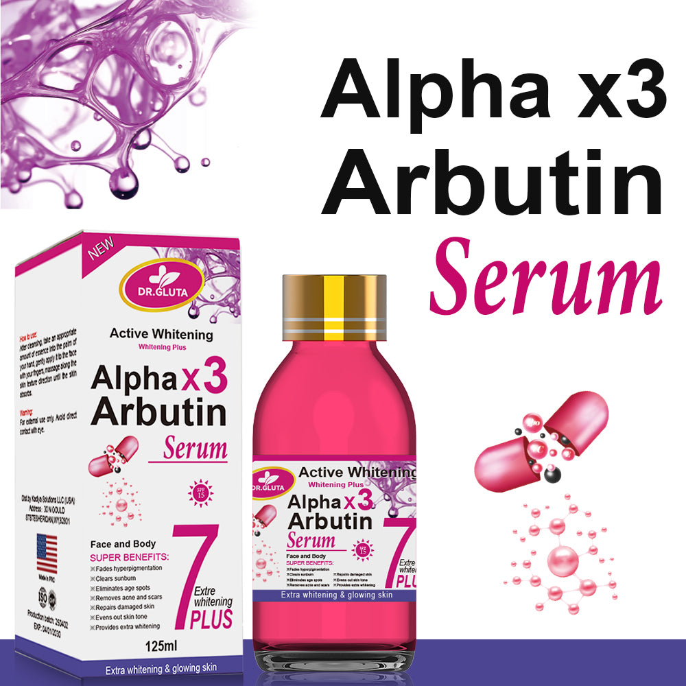 Whitening Arbutin Serum for Body Skin Care 125ml - Glutathione Brightening Serum