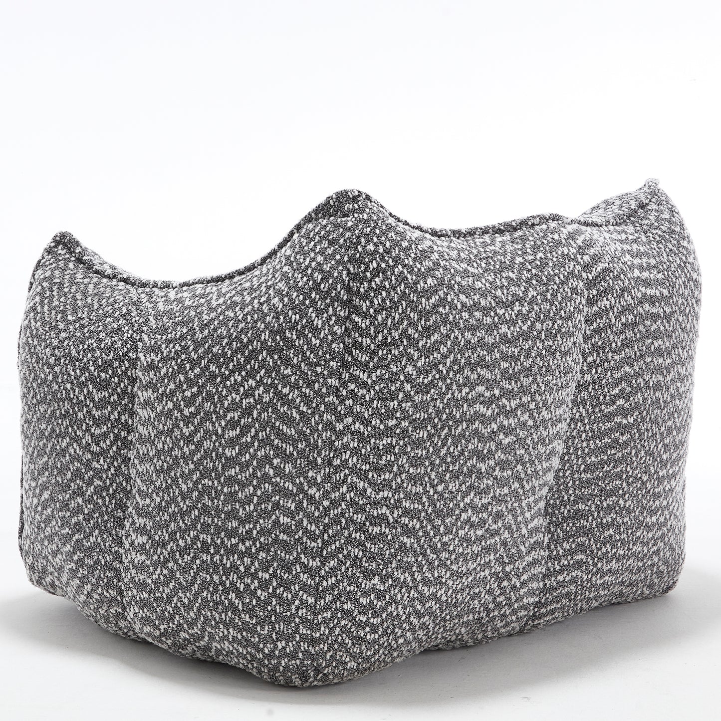 Comfortable Grey Bean Bag Sofa Chair for Living Rooms