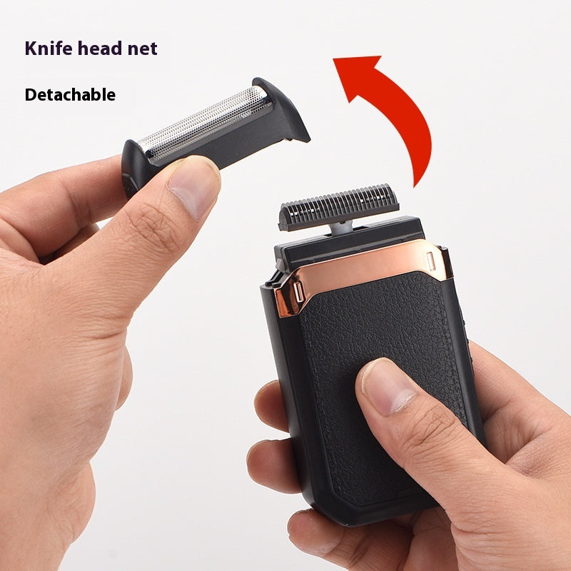 Reciprocating Electric Shaver with Pop-up Sideburns - Rechargeable Skin Care Razor