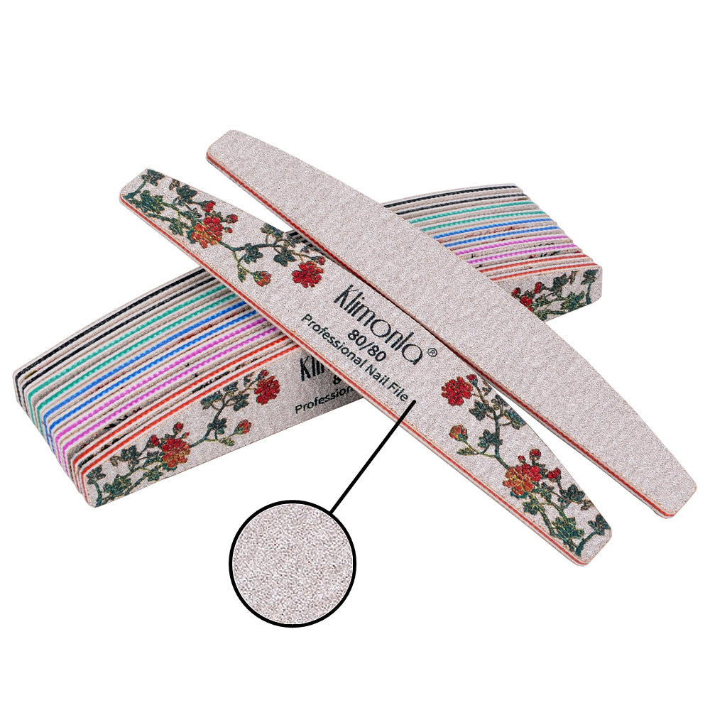 Manicure Nail File Set with Coarse Sandpaper for Nail Repair and Shaping - Multiple Grit Options