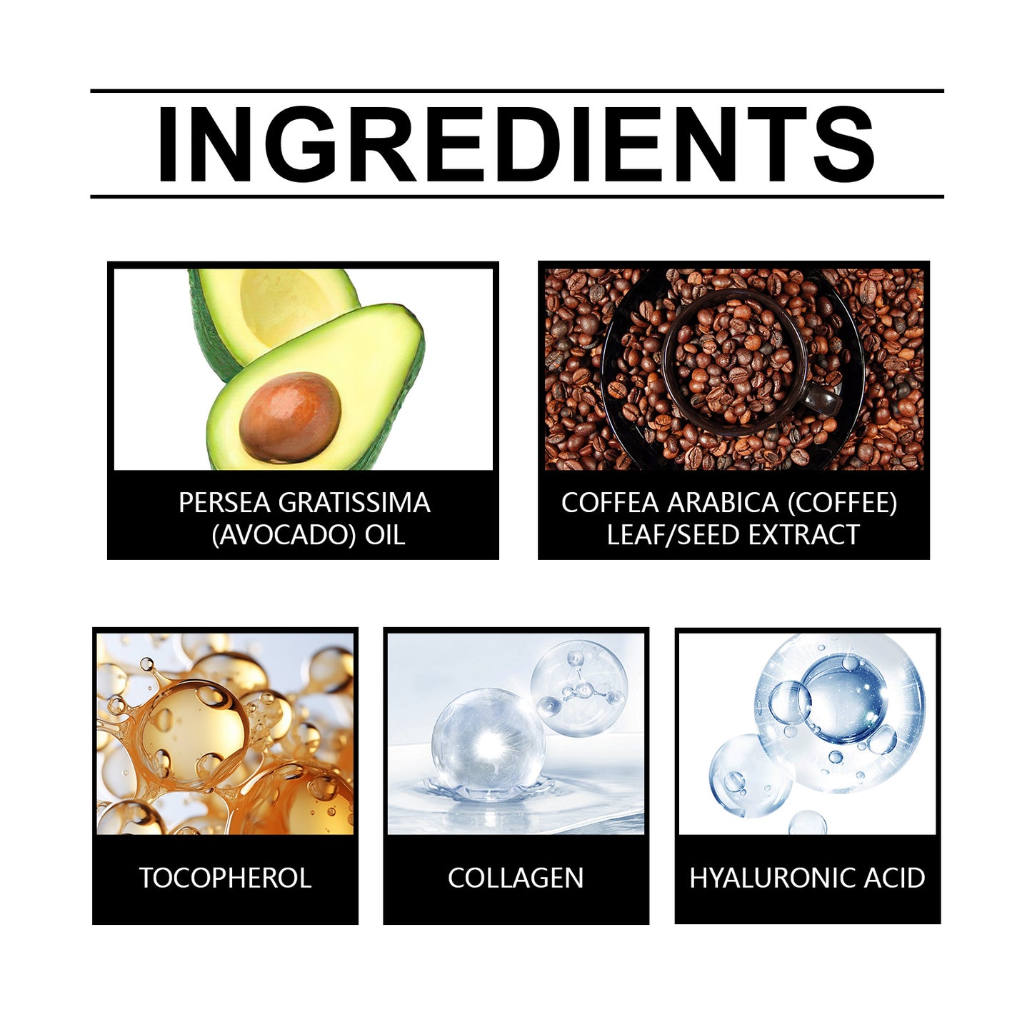 Firming Eye Cream with Collagen & Hyaluronic Acid for Fine Lines & Puffiness