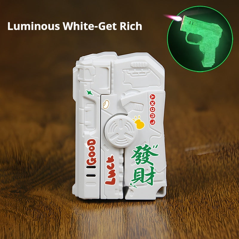 Fingertip Decompression Gyro Lighter - Modern Luminous Portable Lighter