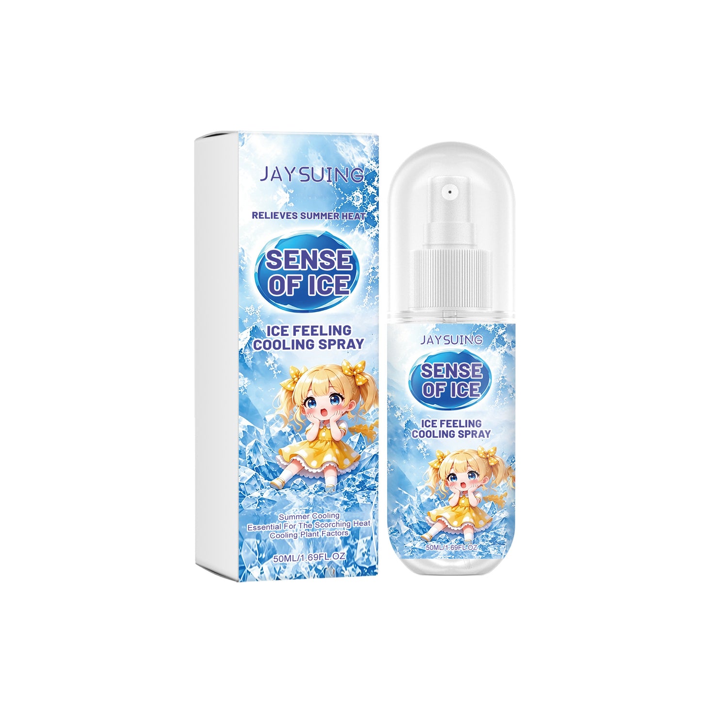 Cooling Spray 50ML - Refreshing Menthol Face Skin Care Tool