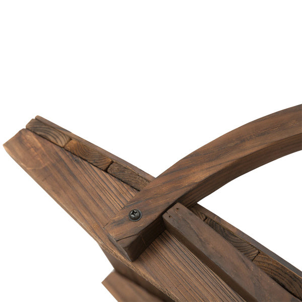 Wooden Garden Bridge 3.3ft Outdoor Arched Footbridge with Weather-Resistant Fir Wood