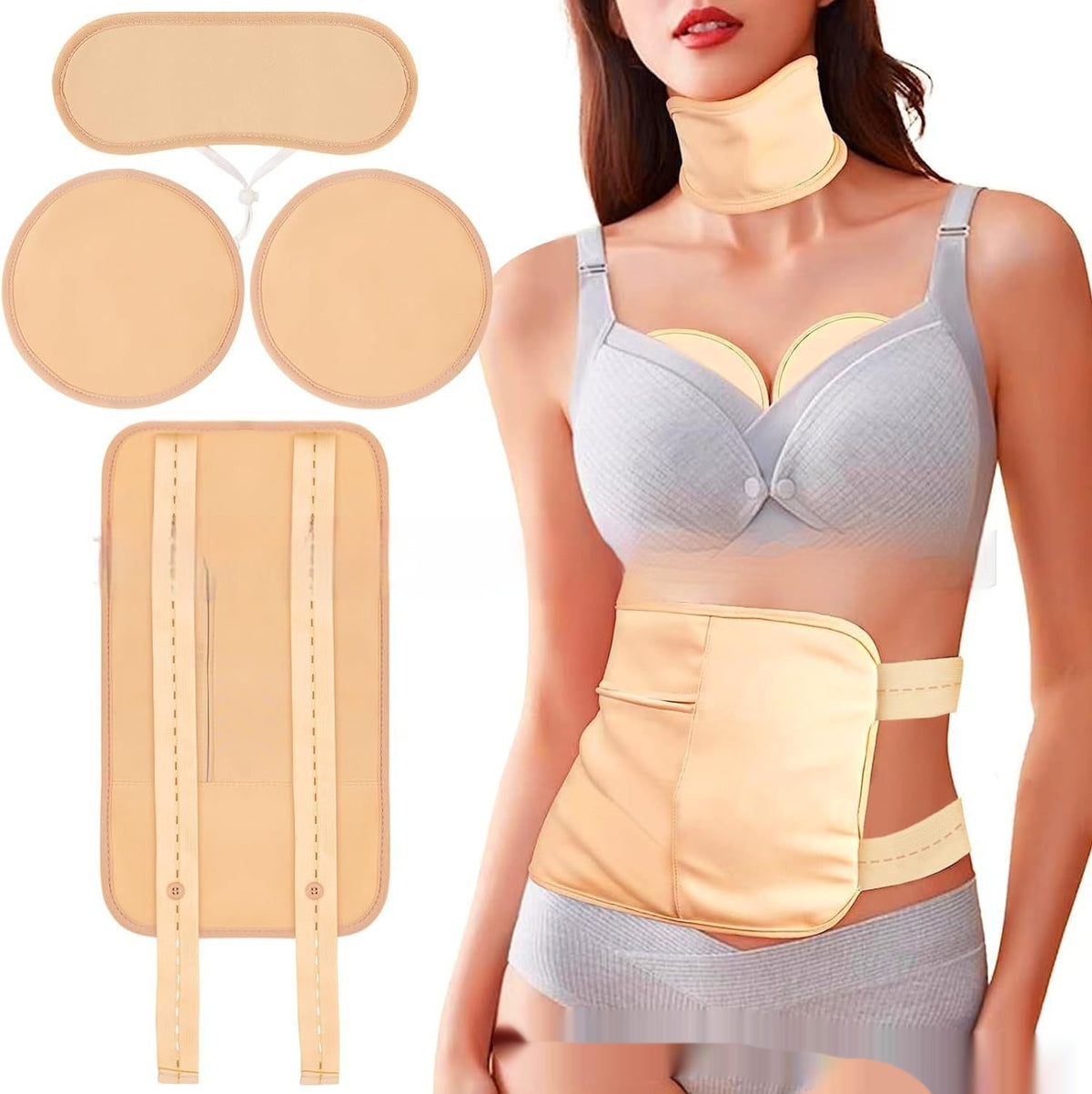 Leak Proof Oil Soft Hot Compress Conditioning Waist Belt
