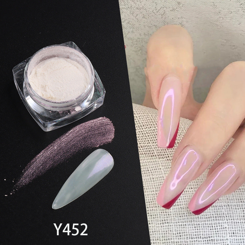 Aurora Pearl Moonlight Powder Nail Art Decorations - DIY Nail Embellishments