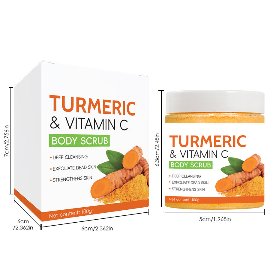 Turmeric Body and Facial Cleanser - Pore Refining Skin Care Scrub