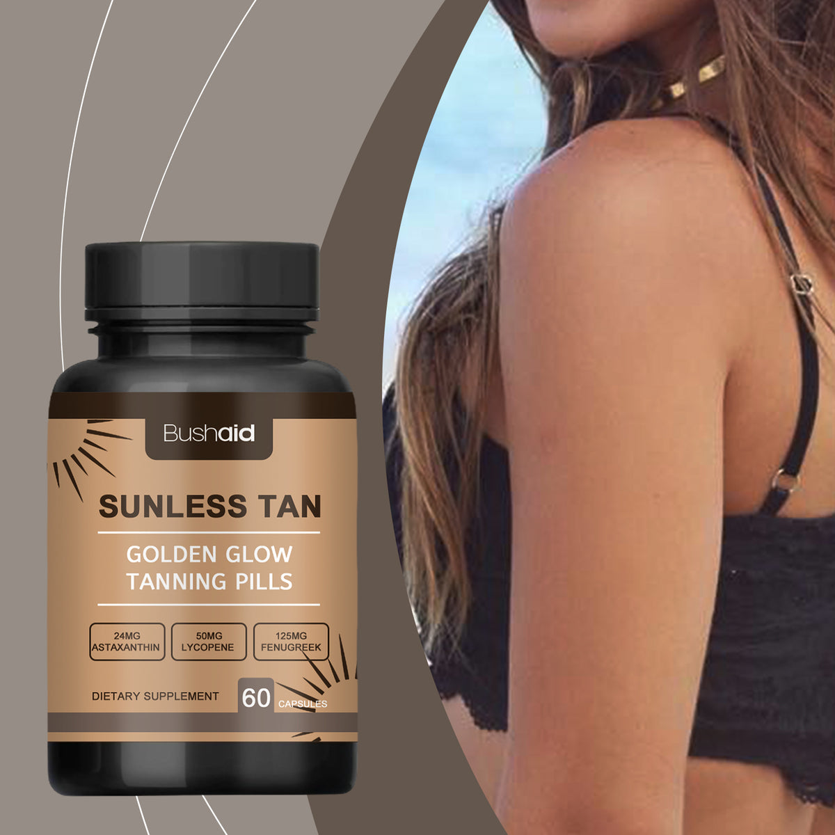 Tanning Capsules Oral - 60pcs