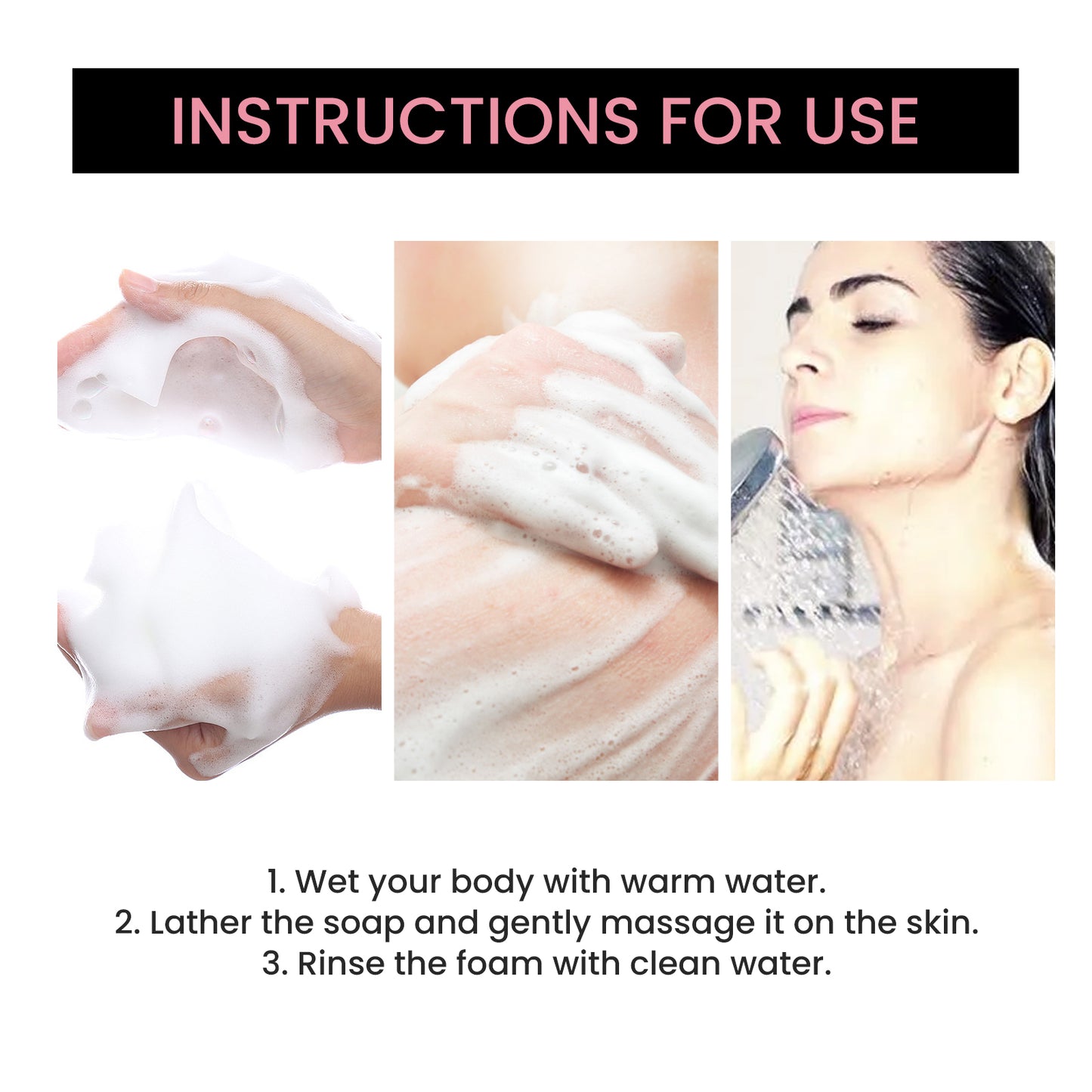 Brightening Body Soap with Niacinamide & Collagen for Elbows & Knees
