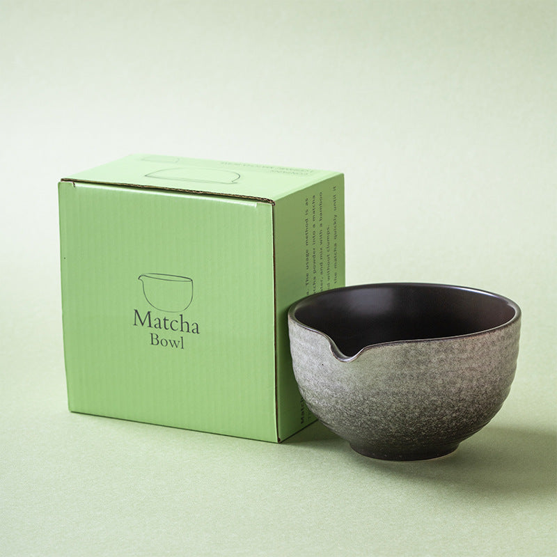 Japanese-Style Ceramic Matcha Bowl Set for Tea Preparation - Multiple Colors