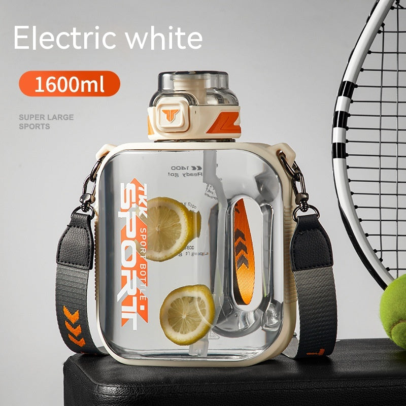 Large Capacity Water Bottle for Outdoor Sports - High Temperature Resistant, Portable Barrel