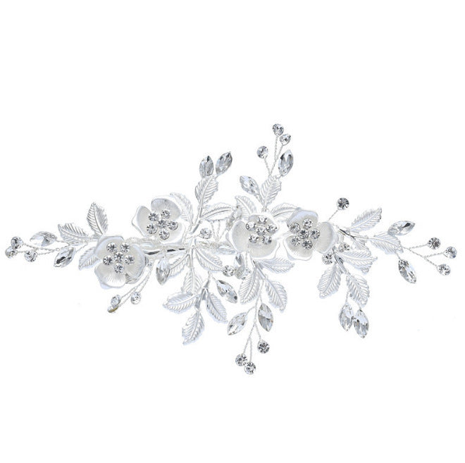 Bridal Rhinestone Hairpin Headdress - Alloy Wedding Jewelry