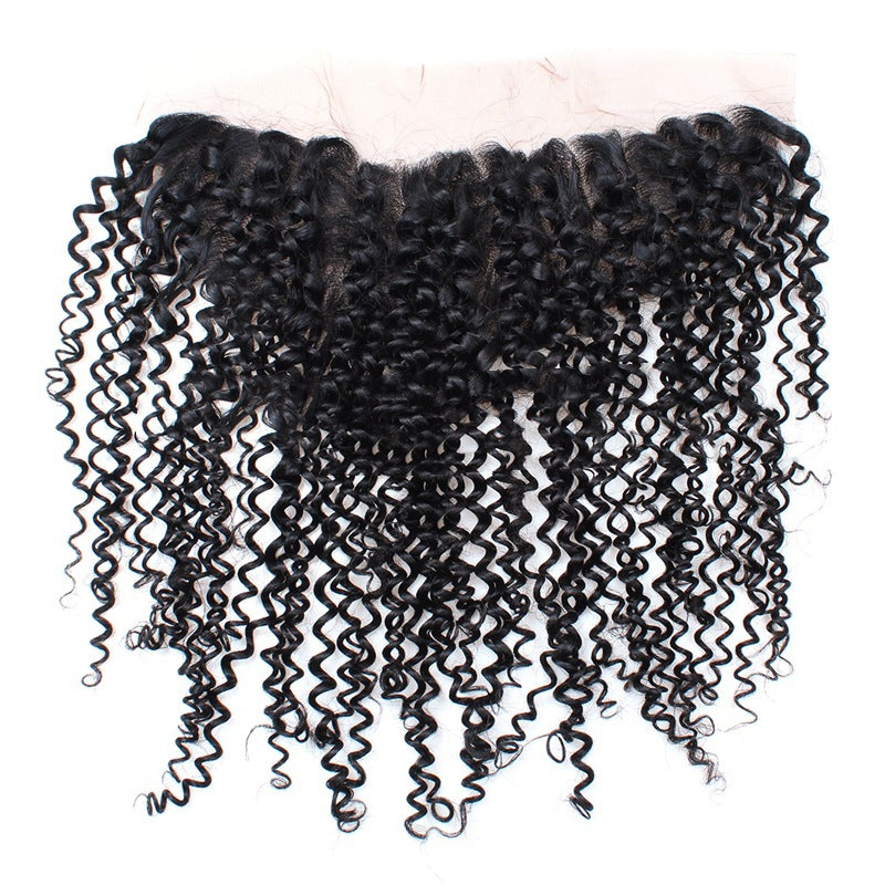 Real Human Hair Wig - Medium Length Curly