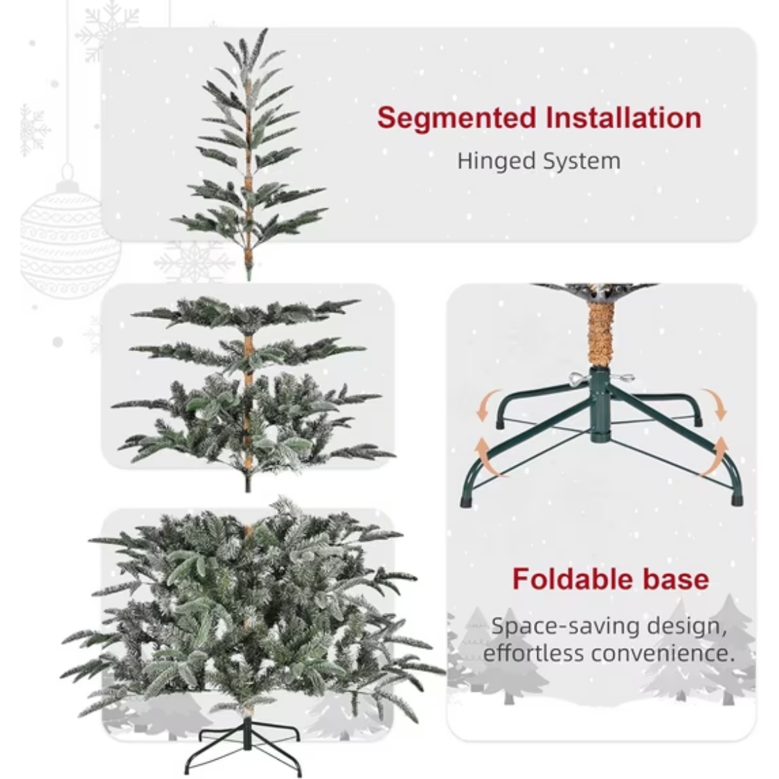 7ft Unlit Aspen Fir Artificial Christmas Tree - Green