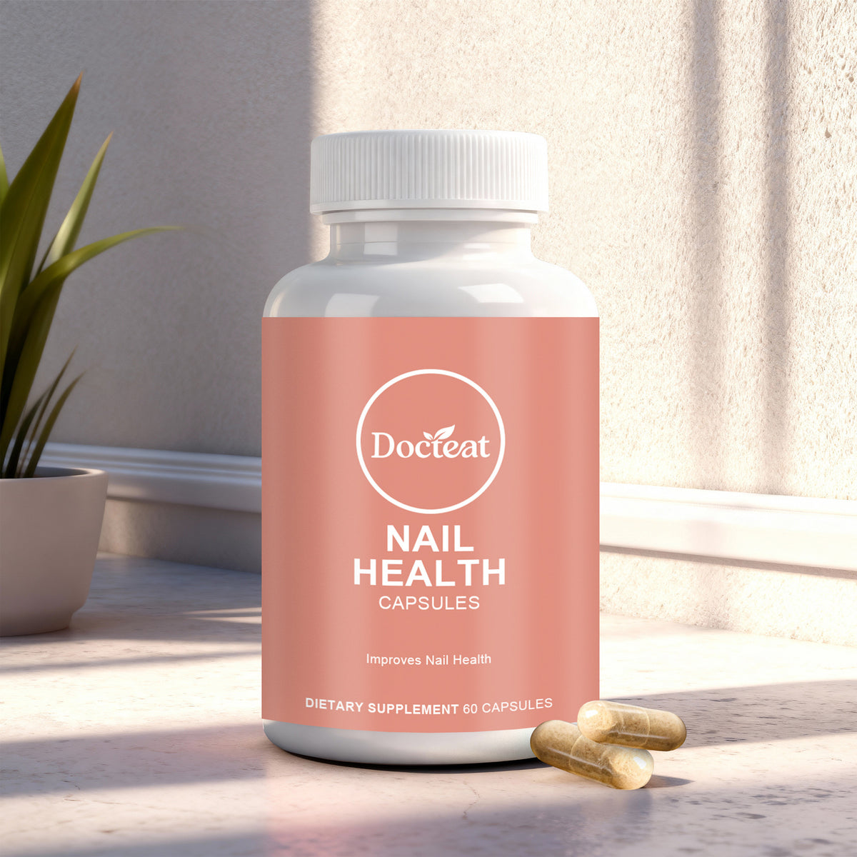 Nail Support Capsules - Hair, Skin & Nail Health Supplement, 60 Capsules