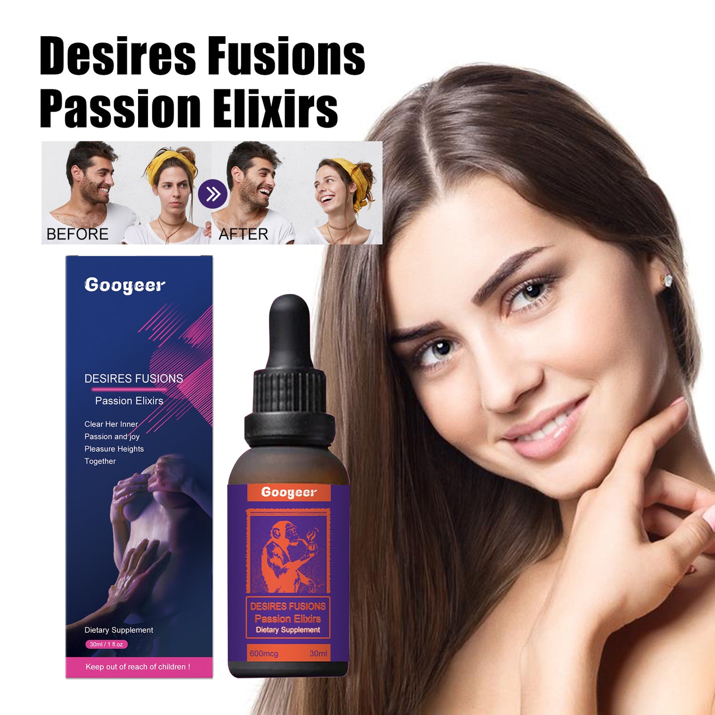 Women's Vitality Support Drops - Natural Shilajit & Ginseng Herbal Elixir
