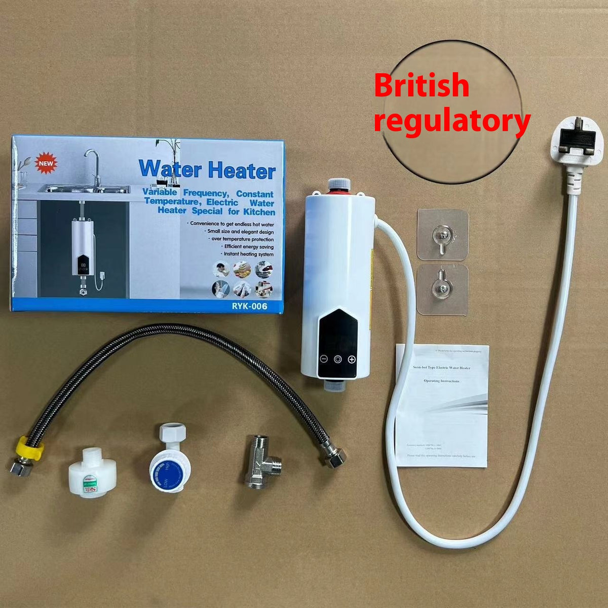 Electric Water Heater for Home & Bathroom 2KW-5.5KW Vertical Tank