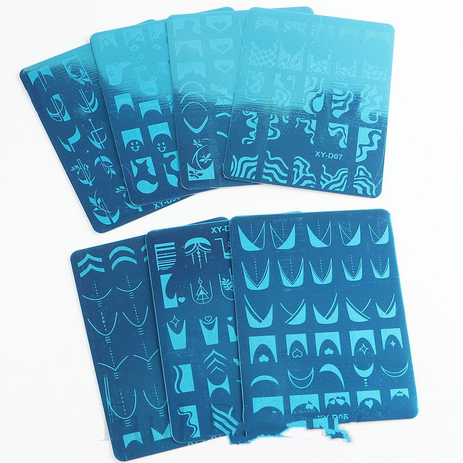 Nail Stamping Plate Set - Steel Manicure Printing