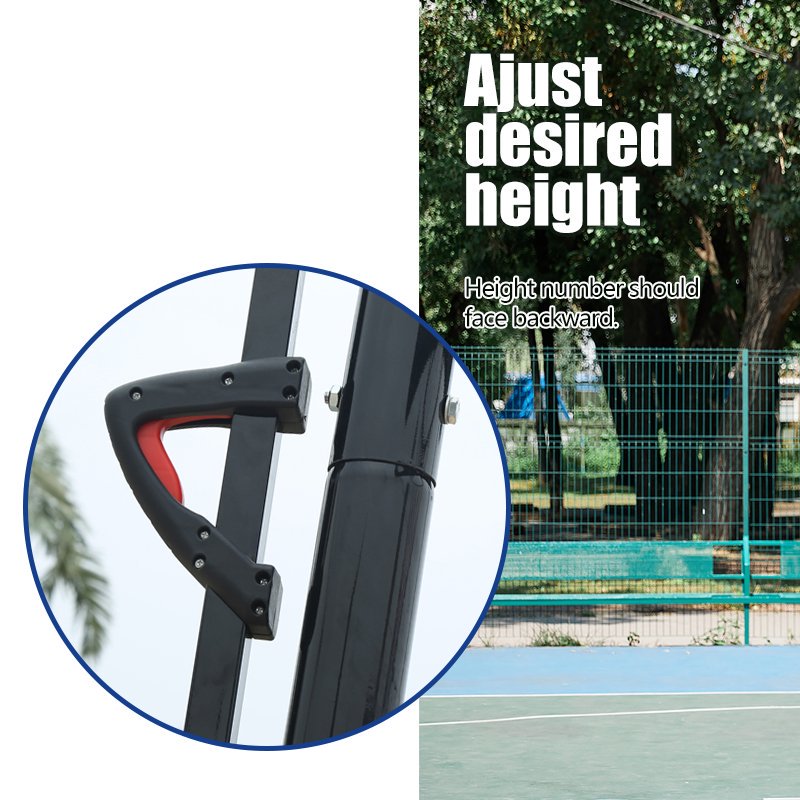 Adjustable Portable Basketball Hoop - 7.55 to 10 Ft Height