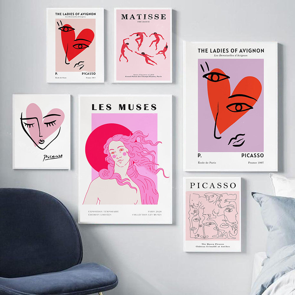 Abstract Canvas Wall Art - Matisse Venus Style Decorative Painting
