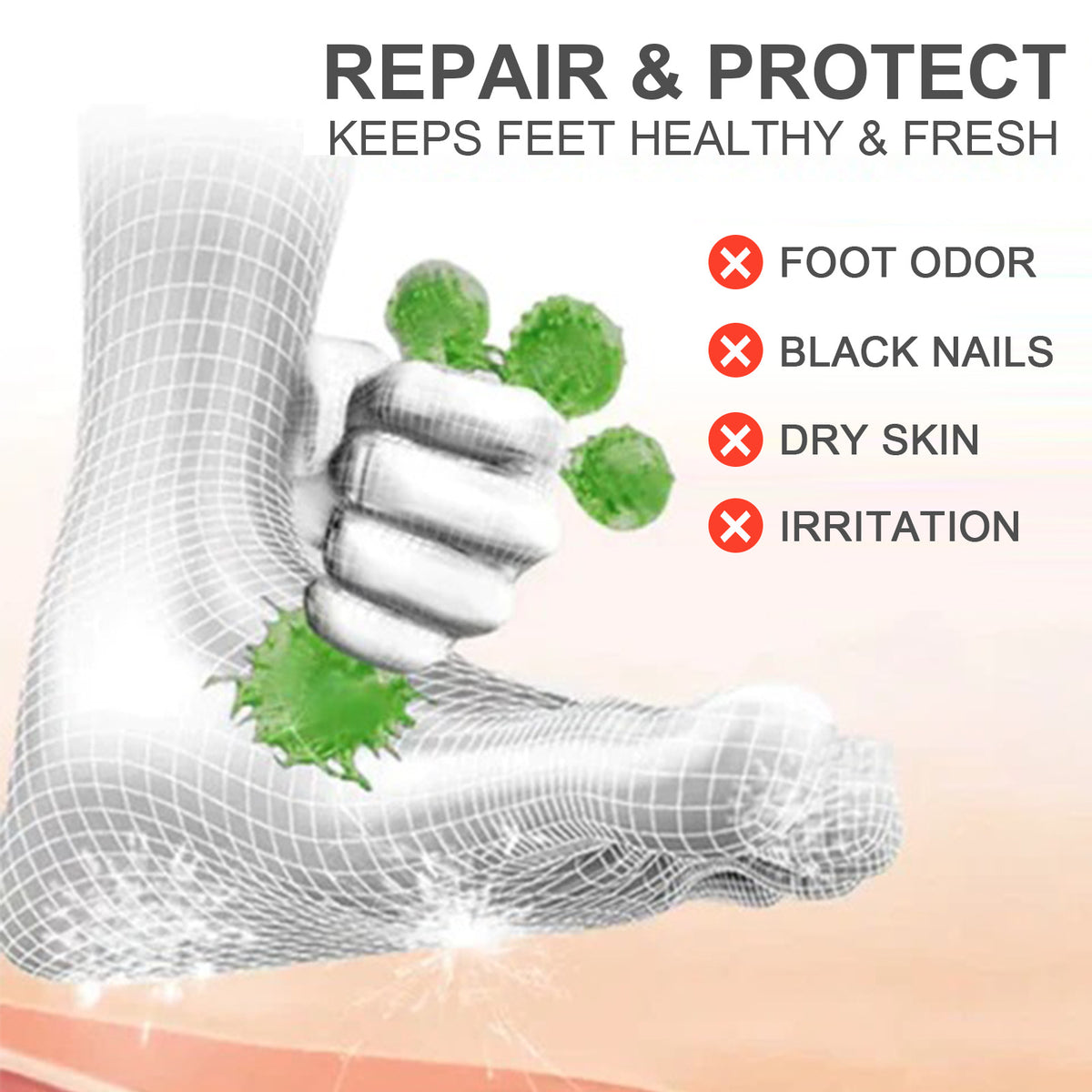 Foot Repair Cleaning Softening Hand And Nail Nutrition Care Solution