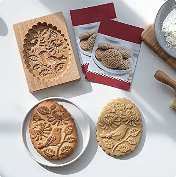 Cookie Cutter & Stamp Set for Baking - Provance Rose Style, Multiple Variants