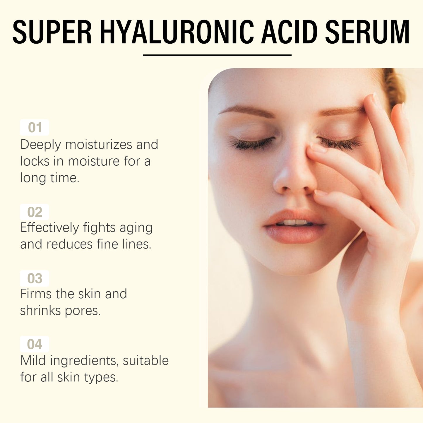 Firming Facial Essence Serum with Collagen & Peptides - 20ml