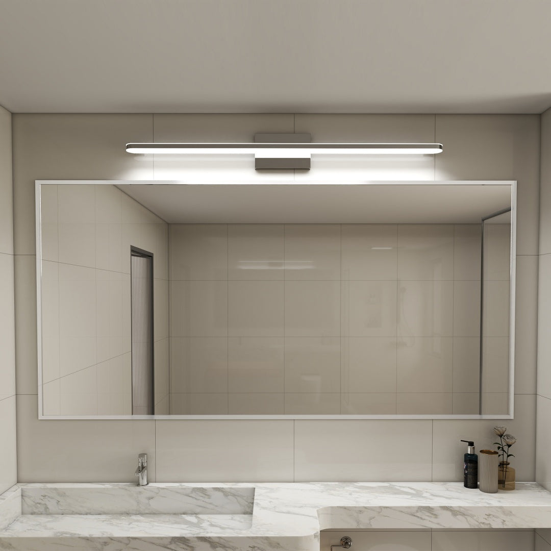 39-Inch Chrome LED Vanity Light Fixture - Dimmable Bathroom Lighting