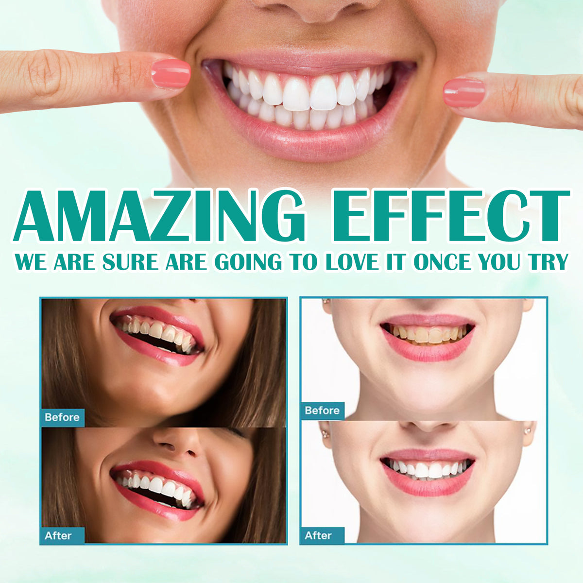Whitening Toothpaste for Stain Removal & Gum Care - 50g