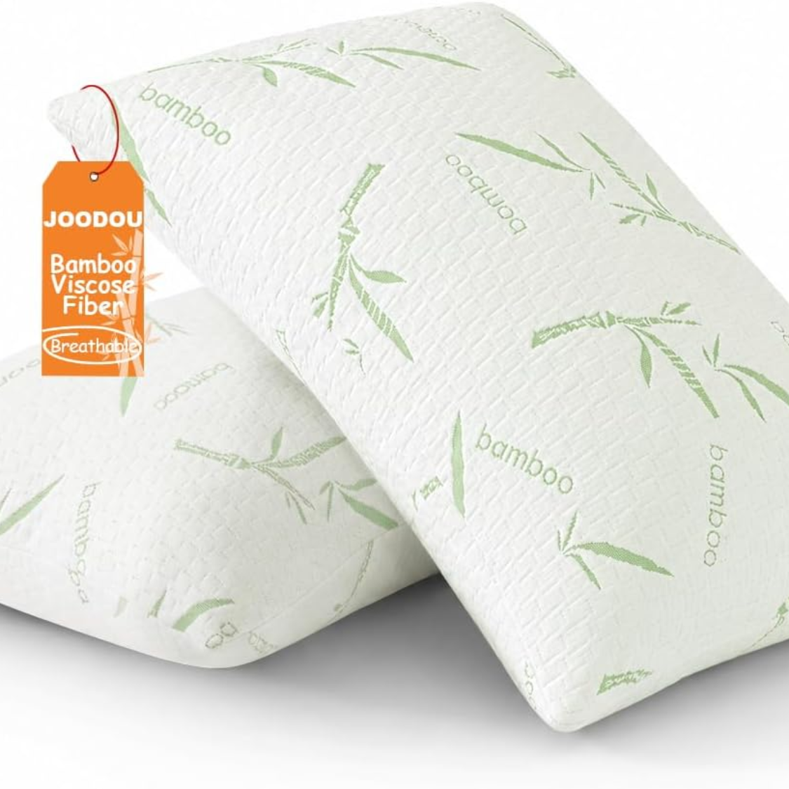 Queen Size Support Bedroom Pillow with Breathable Viscose Blend - Machine Washable