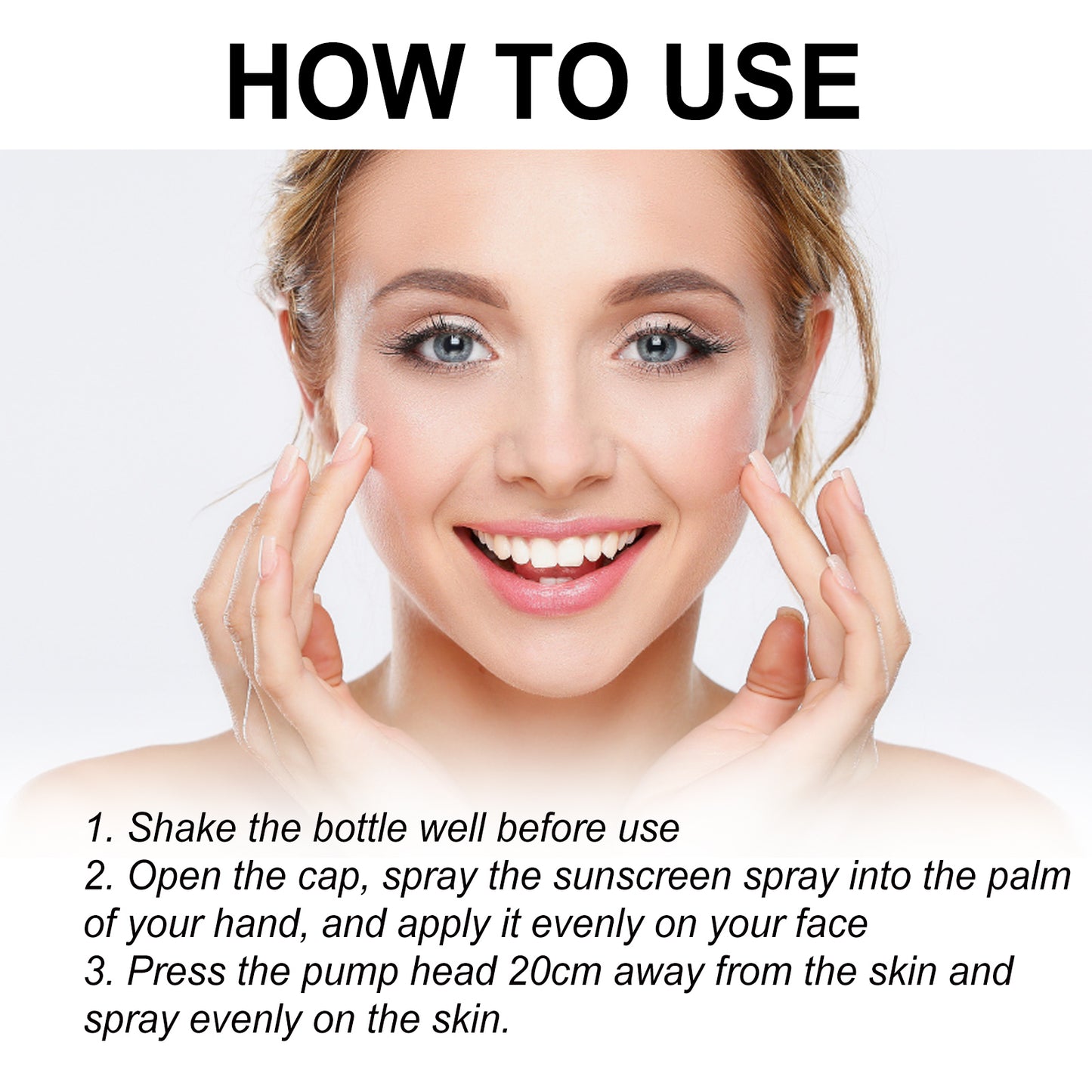 Moisturizing Sunscreen Spray - 100ml UV Protection for Face and Body