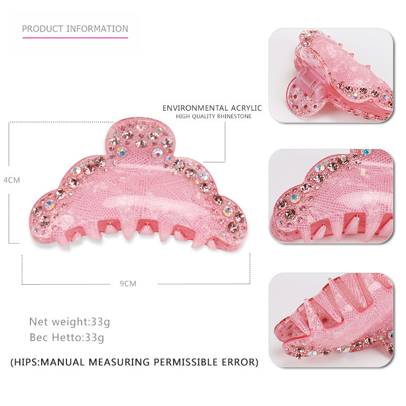 Acrylic Shark Hair Clip - Medium & Large