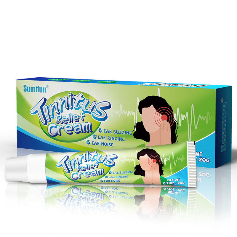 Ear Pain & Tinnitus Relief Cream - 20g Ear Care Ointment for External Use