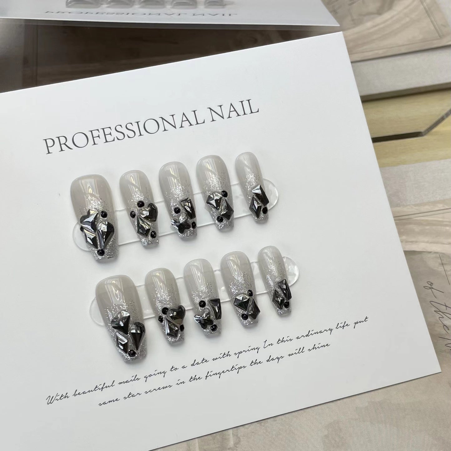 Hand-Worn Armor Nail Stickers Nail Art Patch for Nail Decoration