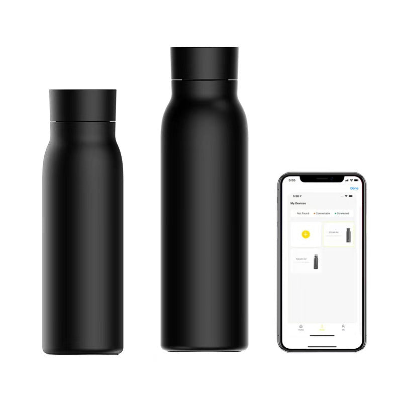 600ML Smart Water Bottle with Temperature Display & App Control