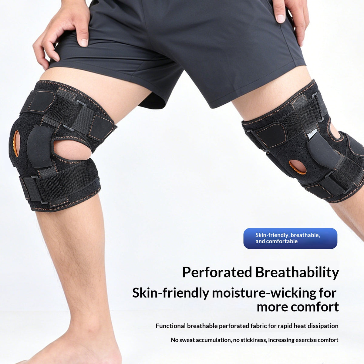 Adjustable Knee Brace Support Pads for Running & Cycling