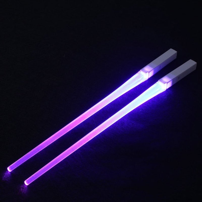 LED Light-Emitting Chopsticks Creative Lighted Flatware for Dinner
