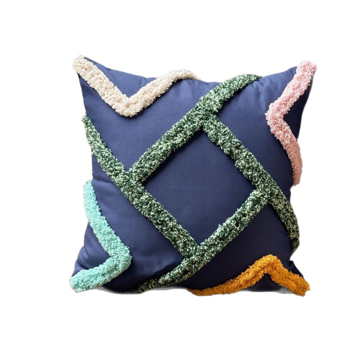 Bohemian Striped Tufted Pillow Cover 45x45cm - Light Luxury Home Decor