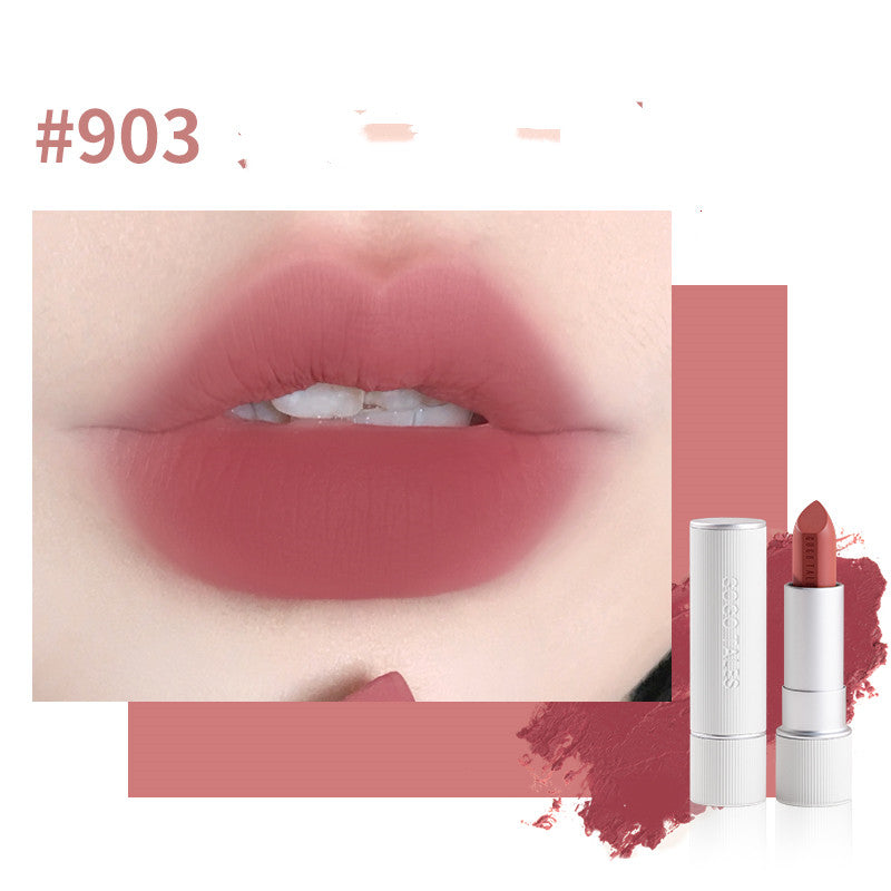 Velvet Lipstick Set - Soft Mist Caramel & Chestnut Autumn Winter Makeup